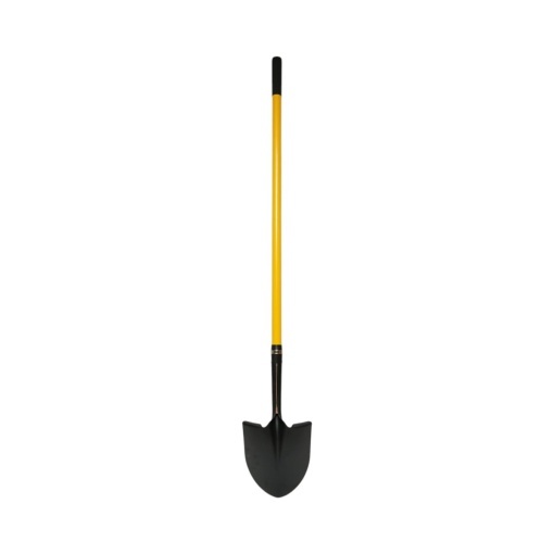 Lopata otel cu varf ascutit tip cazma 220x290x1500mm, coada din fibra de sticla Crownman - Img 5