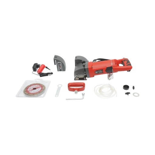 Masina de frezat caneluri pereti zidarie 2400W, 220V, 5 discuri 129mm, pompa apa automata, turatie 6500 r/min Breckner Germany - Img 3