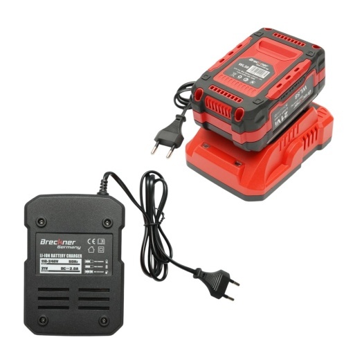 Masina de gaurit si insurubat cu percutie 1000W, 2 acumulatori 21V, 4Ah Li-ion, LED, Brushless, 180Nm, mandrina 13mm, 0-500/2000rpm, maner antivibratie Breckner Germany - Img 15