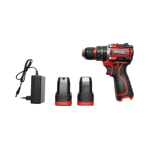 Masina de gaurit si insurubat cu percutie 320W, 2 acumulatori 16.8V, 1.5Ah Li-ion, LED, Brushless, 50Nm, mandrina 10mm, 0-500/1500rpm Breckner Germany - Img 4