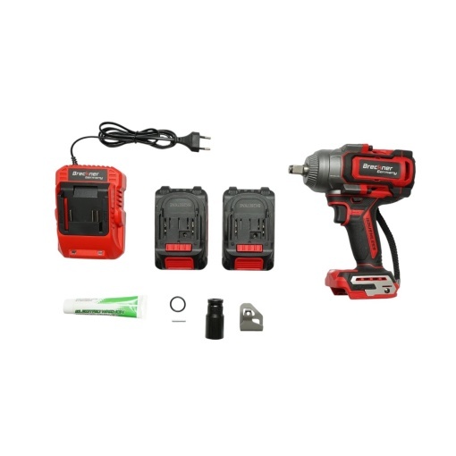 Masina de insurubat cu impact 1/2 inch 900W, 2 acumulatori 21V, 4Ah Li-ion, LED, Brushless, 1100Nm, 0-1400/1900/2400rpm Breckner Germany - Img 4