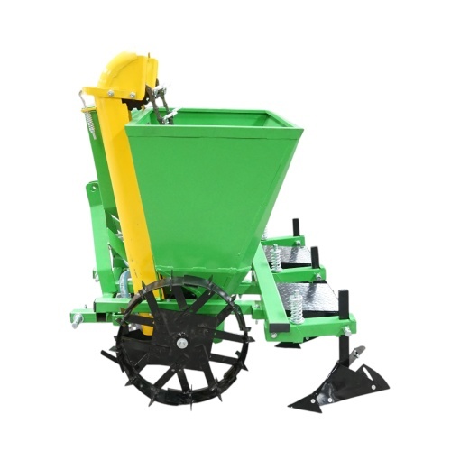 Masina de plantat cartofi pe 2 randuri cu fertilizare, buncar 180kg model Polonia - Img 5
