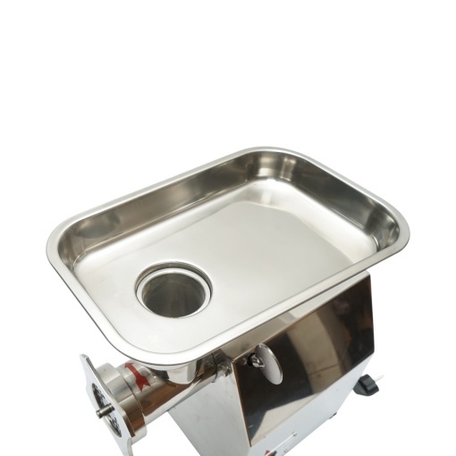 Masina de tocat carne electrica inox 1600W, 220V, capacitate 150 kg/h, adaptor carnati, 1 sita si 1 cutit incluse 380x210x415mm - Img 10