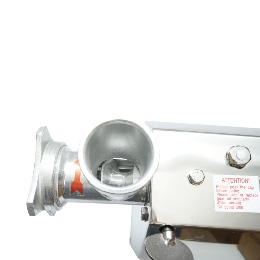 Masina de tocat carne electrica inox + aluminiu 1200W, 220V, capacitate 100 kg/h, adaptor carnati, 1 sita si 1 cutit incluse 340x185x365mm - Img 9