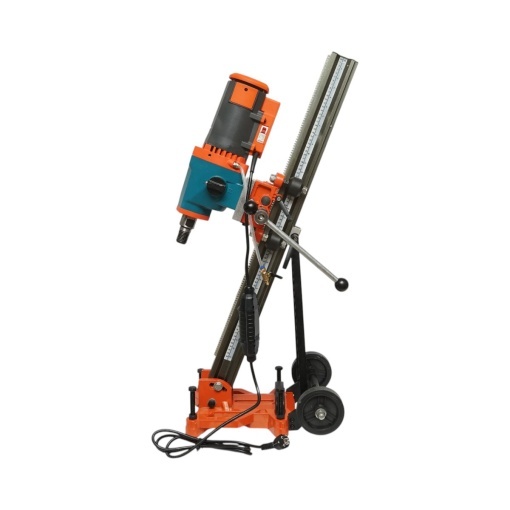 Masina profesionala de carotat beton cu stativ mobil 3600W, 220V, diametru maxim 305mm, 2 trepte viteza, sistem racire apa, gaurire umeda/uscata Breckner Germany - Img 2