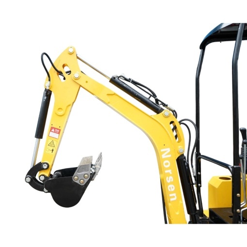 Mini excavator 1.2T pe senile cu semicabina, motor diesel 10CP, 499cc, adancime sapare 1750mm, 3 cupe incluse 270/390/560mm - Img 7