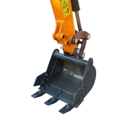Mini excavator 1T pe senile cu semicabina, motor diesel 9.5CP, adancime sapare 1745mm, 3 cupe incluse 170/360/780mm THOR - Img 11