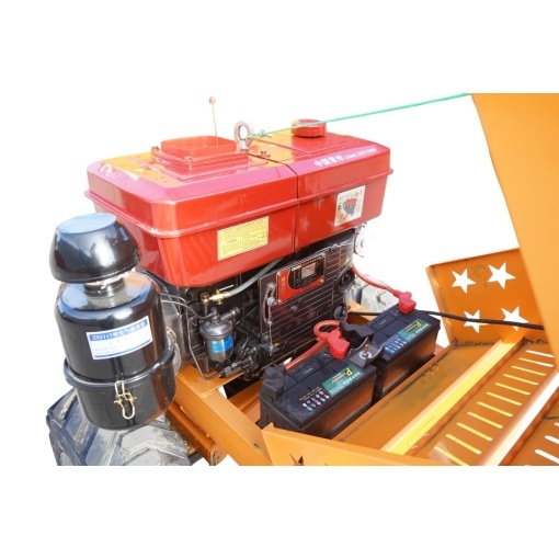 Mini incarcator frontal articulat 900kg 4x4, motor diesel 35CP, capacitate ridicare 500kg, latime cupa 1000mm THOR - Img 9