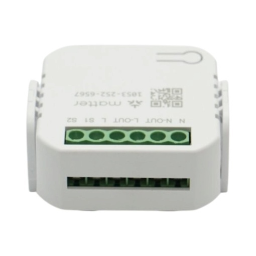 Modul intrerupator inteligent smart Wi-Fi Matter 1 canal 100-240V, 10A, montaj in doza, aplicatie Tuya Smart Life, compatibil Alexa si Google Home - Img 3