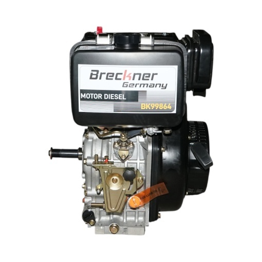 Motor diesel 10CP 186F, 418cc, turatie 3600rpm, ax rotund filetat 25.4mm, pornire sfoara Breckner Germany - Img 2