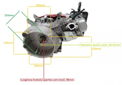 Motor generator (ax conic) 6.5CP (fara rezervor) - Img 2