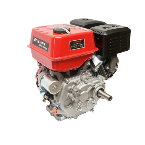 Motor pe benzina 9CP, 4 timpi, ax cu pana 25mm pornire cheie/sfoara, reductor priza Breckner Germany - Img 2