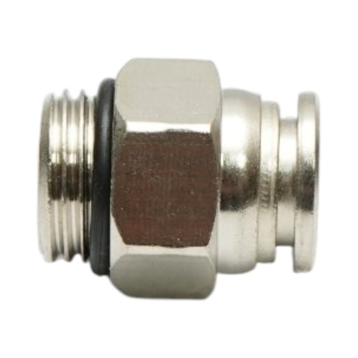 Mufa rapida dreapta metalica 10mm filet exterior M16 - Img 2