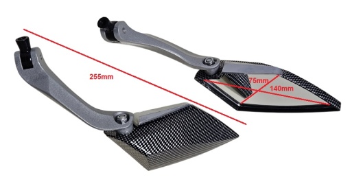 Oglinzi moto SF-036 (carbon) - Img 2