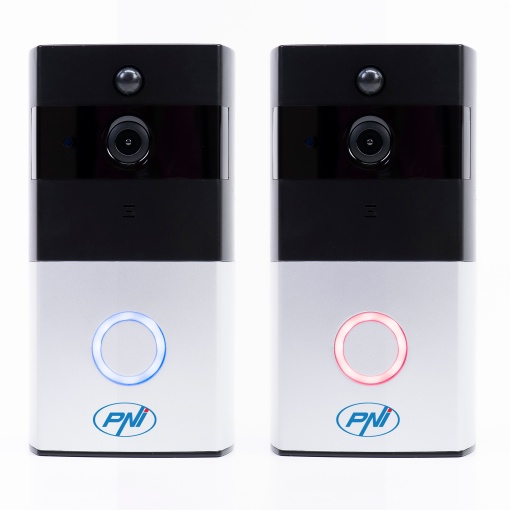 Pachet Interfon video inteligent PNI SafeHome PT710B WiFi HD, P2P si cablu USB 2.0 la Micro USB 1m - Img 9