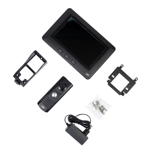Pachet Interfon video PNI DF930 cu 1 monitor, ecran LCD 7 inch, 800x480 si Yala electromagnetica PNI H1073A - Img 8