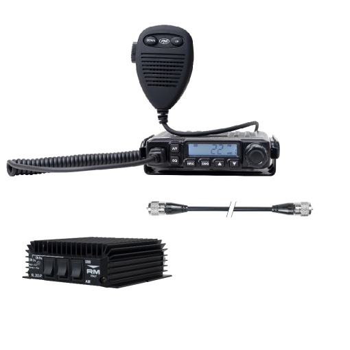 Pachet Statie radio CB PNI Escort HP 6500 PRO, ASQ, VOX, NRC + Amplificator RX-TX KL203P, AM-FM-SSB, 100W, 12V si cablu PNI R50 - Img 18