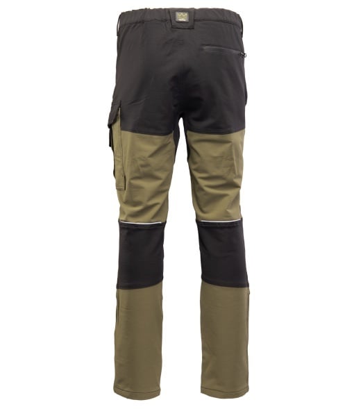 Pantaloni Seven Kings Trail – talie khaki/negru - Img 4