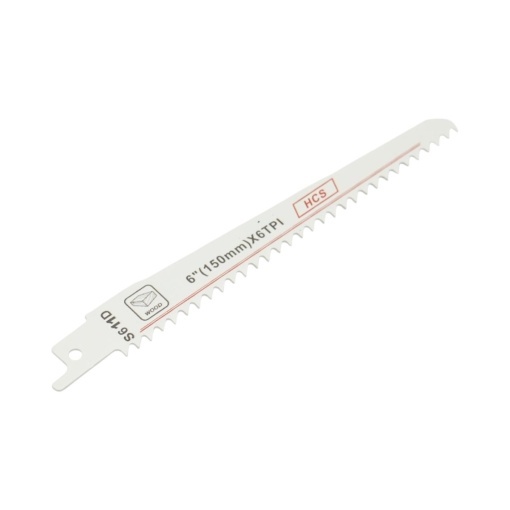 Panza fierastrau sabie 150x18.8x1.5mm pentru lemn, 6 dinti/inch, otel HCS S611D - Img 2