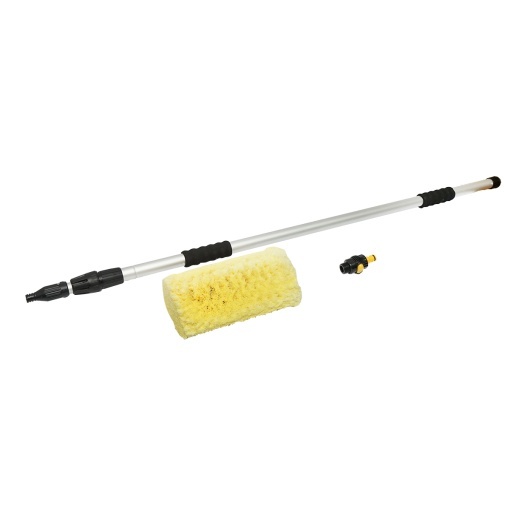 Perie cu maner telescopic din aluminiu pentru spalat auto si curatat zapada 145-250cm Breckner Germany - Img 2