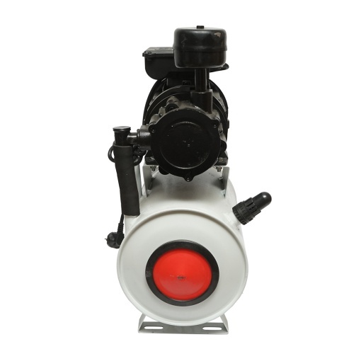 Pompa vacuum uscata cu motor 550W, 200L/min 1440rpm si rezervor pentru aparat de muls vaci Breckner Germany - Img 5