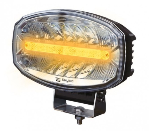 Proiector FULL LED Spot, SKYLED Jumbo Draco DRL 80W, 24.2cm cu pozitie alb/portocaliu - Img 3