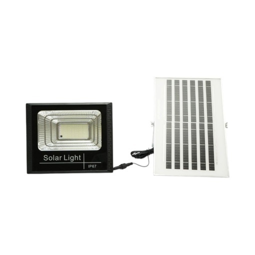 Proiector LED 100W, 6500K cu panou solar 8W, baterie LiFePO4 6000mAh si telecomanda IP67 Breckner Germany - Img 2