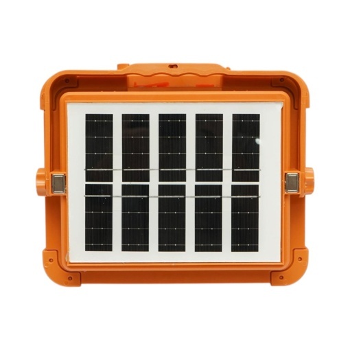 Proiector LED portabil 500W cu panou solar 3W, baterie 12000mAh, 6 moduri de iluminare, magnet, carlig, USB Power Bank Breckner Germany - Img 6