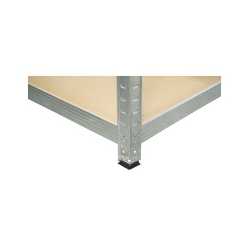 Raft metalic cu 5 polite MDF, 180x100x60cm, 175kg/polita, montaj fara suruburi, galvanizat - Img 7