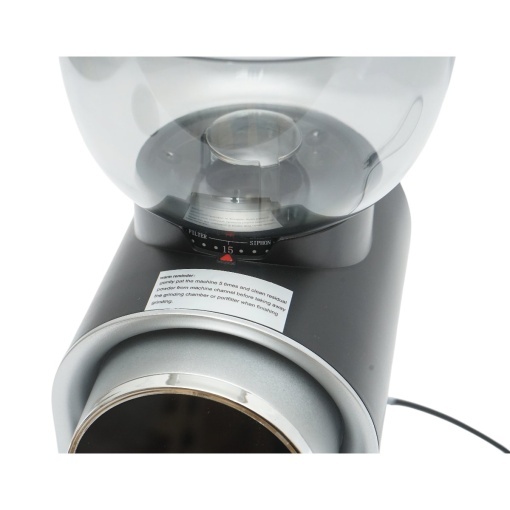 Rasnita electrica de cafea automata 150W, 220V, reglaj macinare 25 trepte, afisaj digital touch, bavuri conice, recipient boabe 250g - Img 13