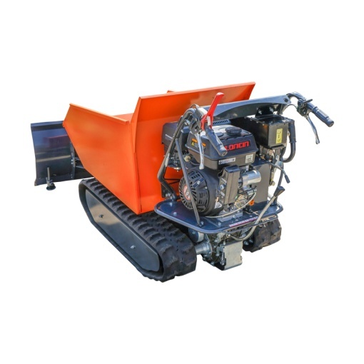 Roaba cu motor 9 CP, pornire electrica, senilata cu lama zapada, incarcare maxima 500kg Breckner Germany - Img 3