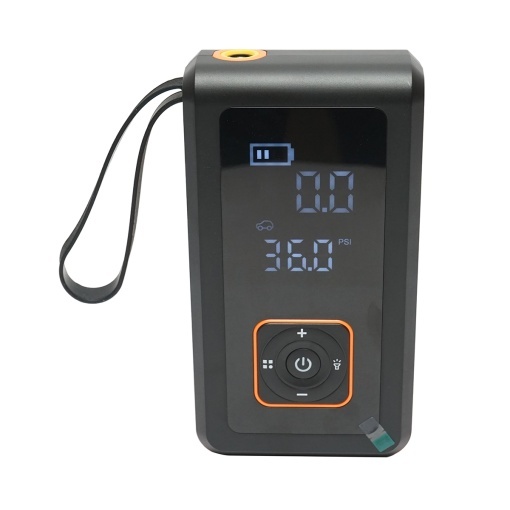 Robot pornire si compresor aer smart 80W 150 PSI, afisaj digital LED, baterie litiu 8000 mAh, baterie externa, lanterna LED, port USB/USB-C, accesorii incluse - Img 2