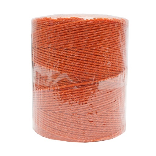 Rola fir portocaliu fi 2mm insertie metalica 3x0.15mm SS, rezistenta 16 Ohm/m, 500m gard electric Breckner Germany - Img 3