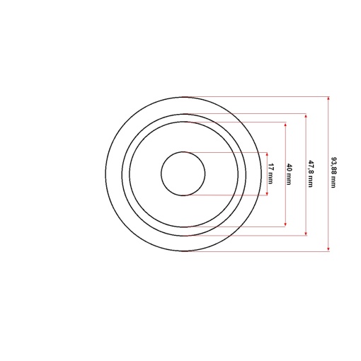 Rulment intinzator lant 6203Z cu carcasa pentru balotiera 9YK 93.88x40x18mm - Img 5