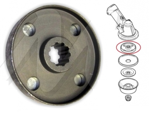 Saiba cap reductor motocoase compatibila Stihl (41477103800) - Img 2