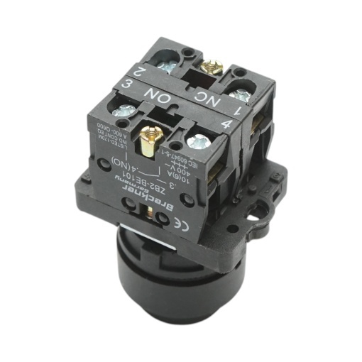 Selector 2 pozitii cu retinere si cheie 1NO+1NC, 400V/10A, LAY5-EG45 Breckner Germany - Img 4
