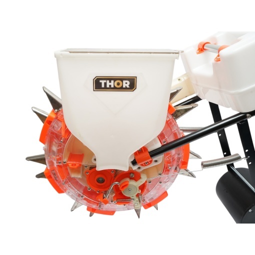 Semanatoare manuala cu 7 dinti, adancime semanare 8cm, rezervor seminte 4L, cutie fertilizare 12L THOR - Img 9
