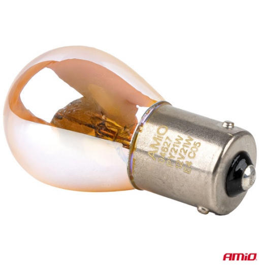 Set 2 becuri PY21W 12V 21W Amio - Img 3
