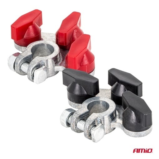 Set 2 borne acumulator zincate Amio - Img 2