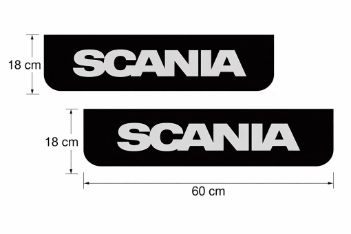 Set 2x aparatoare noroi SCANIA 18x60cm - Img 2