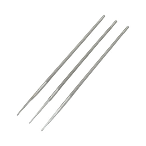 Set 3 pile rotunde ascutit lant drujba 5.5x200mm 7/32 inch - Img 2