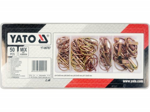 Set pini pentru securizat, 50 buc YATO - Img 2