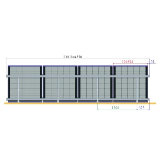 Sistem complet montare, structura acoperis pentru 4 panouri solare fotovoltaice cu unghi reglabil 15-30 grade Breckner Germany - Img 4
