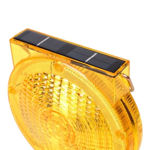SOLAR BLINK ROAD: Lampa rutiera LED reincarcabila cu panou solar, lumina intermitenta - Img 2