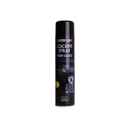 Spray de bord MOTIP Cockpit, lucios, cu silicon, 600ml