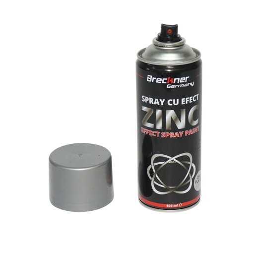 Spray vopsea zinc galvanizare la rece 400 ml - Img 3