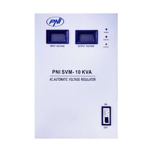 Stabilizator de tensiune PNI SVM-10K cu servomotor 10000VA, 8000W, iesire 230V - Img 3