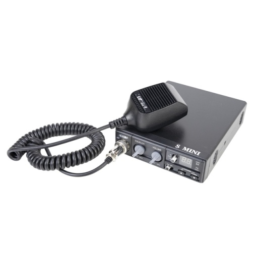 Statie radio CB CRT S Mini Dual Voltage, 12/24V, 4W, cu ASQ, AM-FM - Img 7
