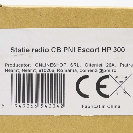 Statie radio CB Moonraker Alien-300 40CH, AM/FM, 4W, 12V, negru - Img 6