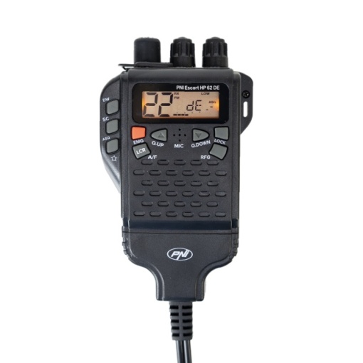Statie radio CB portabila PNI Escort HP 62DE German version, multi standard, 4W, 12V, AM-FM, ASQ reglabil pe 5 niveluri, RF Gain pe 9 niveluri, Dual Watch, Scan, Lock - Img 7